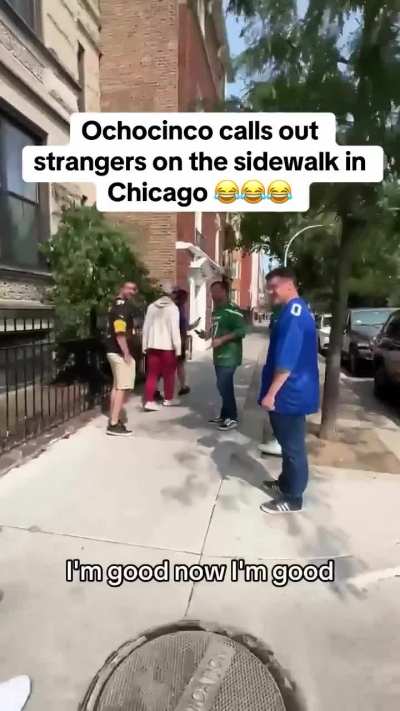 Chad Ochocinco meet strangers