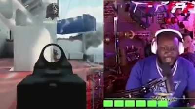 T Pain wiping out a team full of racist , incel cod players by himself