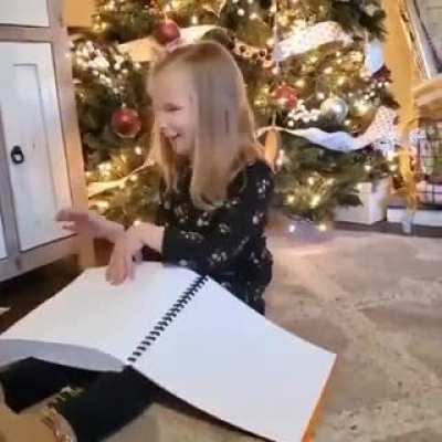 Young lady is blind but loves Harry Potter... Her aunt helped raise money to surprise her with Harry Potter books in Braille for Christmas