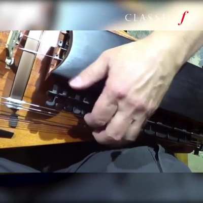 An ancient cranked instrument with a sound to give you goosebumps.