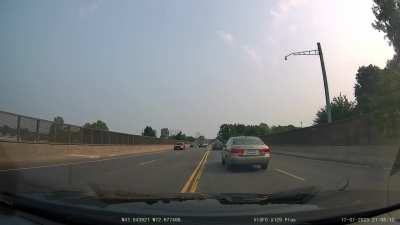 I still don't know why he crossed lanes!