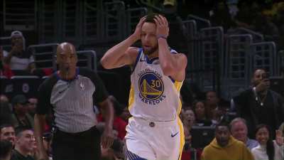 [Highlight] Steph Curry goes on an 8-0 run in 63 seconds to close the first half