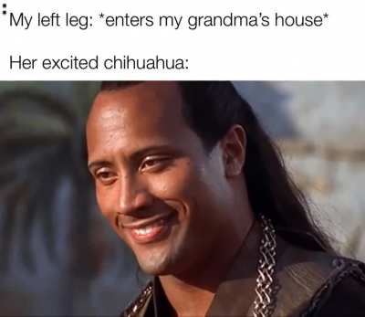 Here he comes