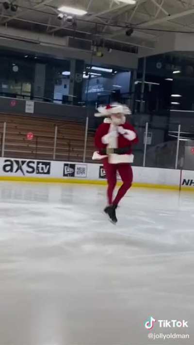 Santa doing his thing