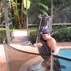 In other Florida news, This maniac pulled a monster gator out of my sister’s pool this morning.
