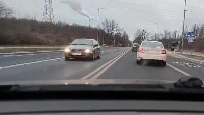 The woman who caused the accident refused to accept the ticket
