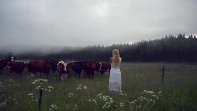 This is what the Swedes call 'kulning', a more elegant way to commune with bovine friends
