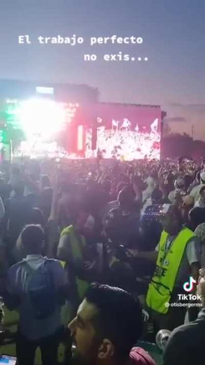 Beer guy enjoying the show