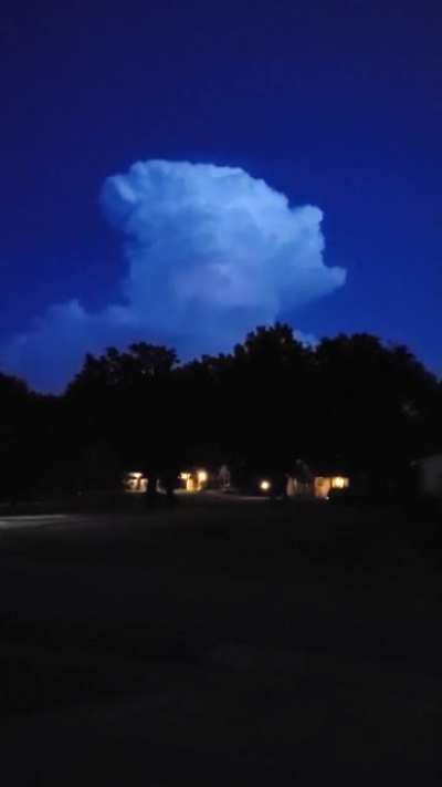 ? Cloud to Cloud Lightning Last Night