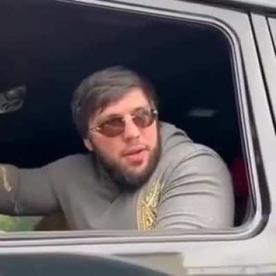 Showing off the car
