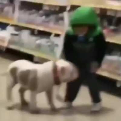 Let's walk little friend
