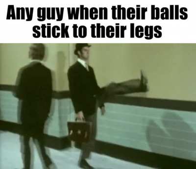 stop sticking to my legs