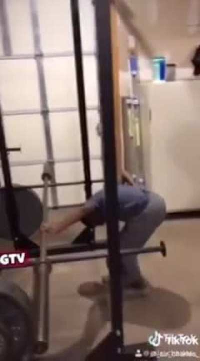 Kid broke his back....