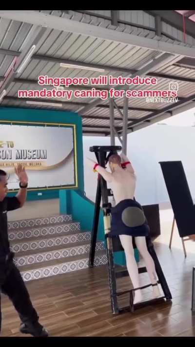 Singapore is going to start caning scammers