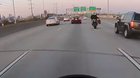 Being a biker is a moment when you want to slam that idiot in the face so hard.