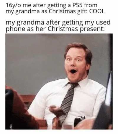 Thank you grandma