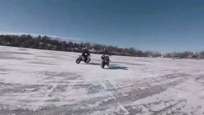 to stop a self-riding bike