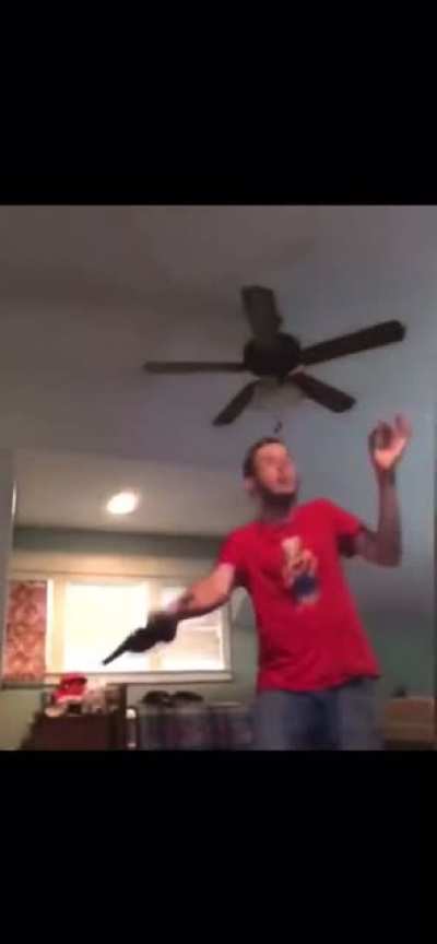 To flex a gun