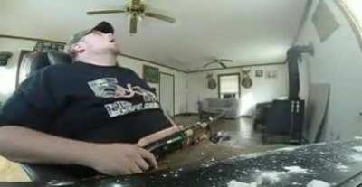 Being an idiot with a gun