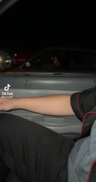 Throwing a soda in someone's car is never a good idea.