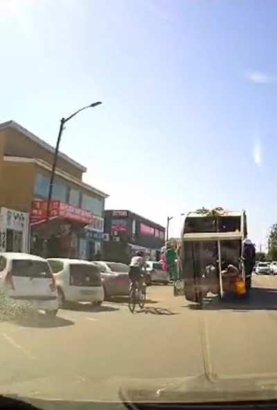 Garbage collector doesn't look both ways.
