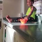 Caught little man red handed
