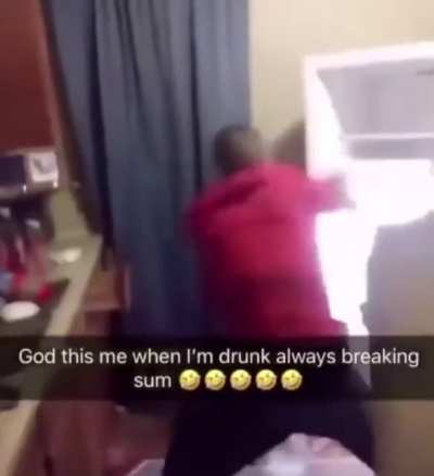 I think he drank a lot