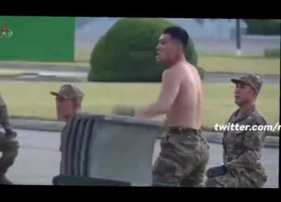 North Korea military "show of force" propaganda video