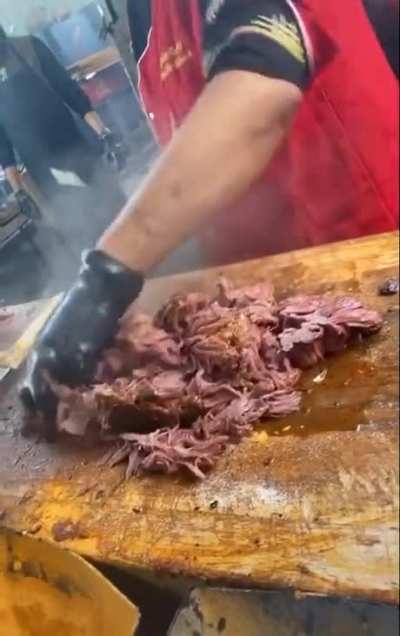 Perfect pulled pork meat