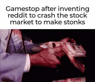 Stonks levels are off the fucking charts
