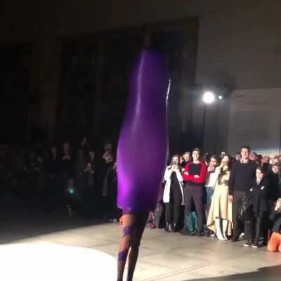 Purple balloon lady