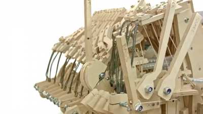 Music instrument using 2000 marbles