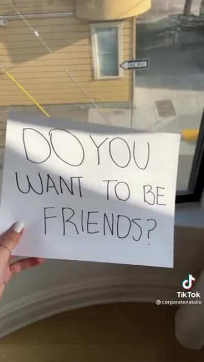 I don’t need friends, friends disappoint me ?