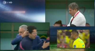 This is how Serbian selector reacted after conceded goal.?