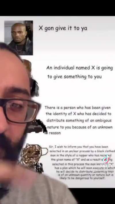 An individual named X
