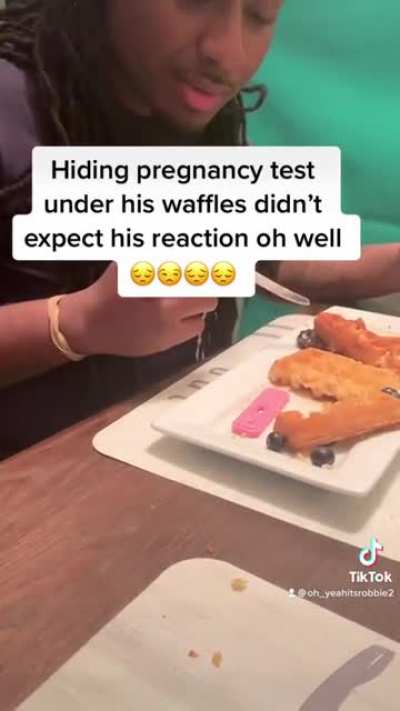 i don’t think thats how you tell someone your pregnant ?