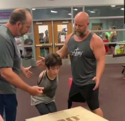 "Tim" giving his best shot to succeed
