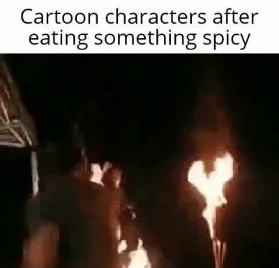 In almost every cartoon or anime