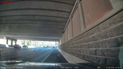 [OC] got rear ended by a distracted driver. Dash cam proved to the cops it wasn’t my fault