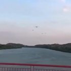 Fire planes picking up some H2O