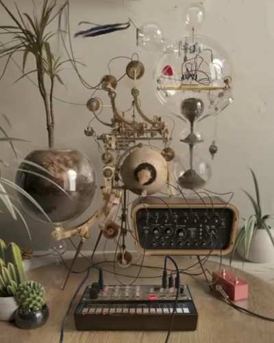 Handmade Analog-mechanical synthesizer