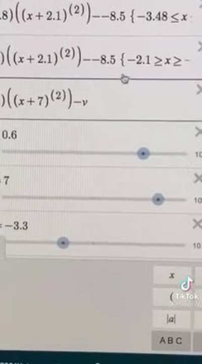 She drew Deku by using a website for drawing graph of functions.
