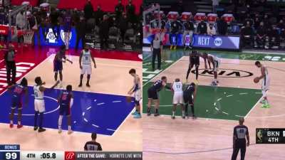 [Highlight] In the time it took Giannis to shoot one clutch free throw, LaMelo made two with 5 seconds to spare