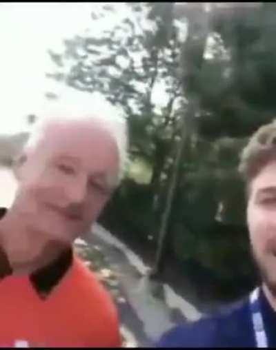 He met Bill Murray.