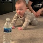 My son hasn’t quite gotten the hang of crawling...