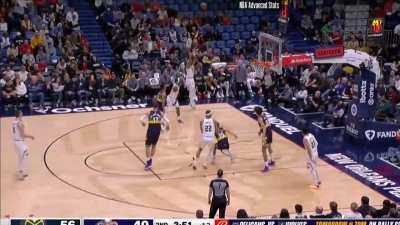 [Highlight] Jokic dime to Bruce Brown for 3
