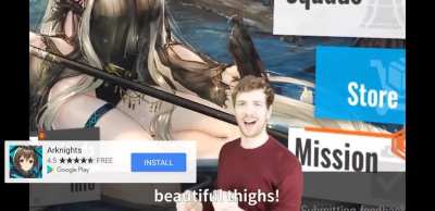 I've got nothing against anime games, except the ads..
