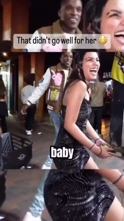 Cocky Girl Gets Burned