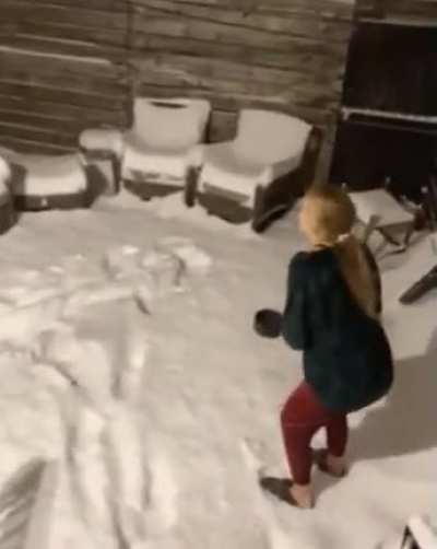 WCGW when I try the "hot water freezes trick"