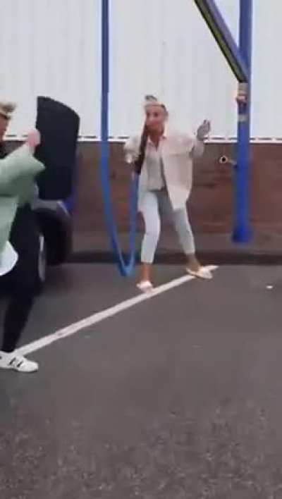 Just women cleaning their …. Whatever …